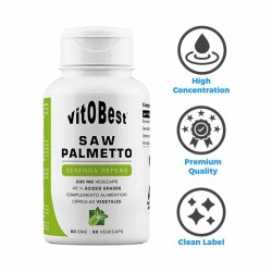Saw Palmetto 60 Vcaps - VitOBest ¡Envíos Gratis!
