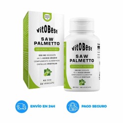 Saw Palmetto 60 Vcaps - VitOBest ¡Envíos Gratis!