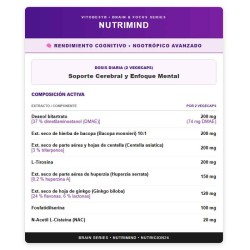 Nutri Mind 60 Caps - VitOBest. ¡Envíos Gratis!