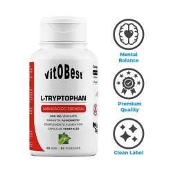 L-Triptófano 60 Vcaps - VitoBest Frete grátis!