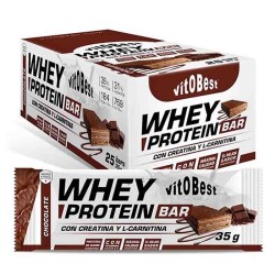 Whey Protein Bar 25 x 35 grs VitOBest ¡Envíos Gratis!