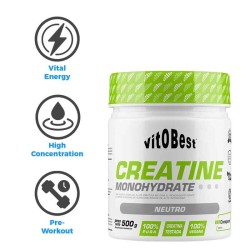 Creatina Powder Creapure 500 gr - Vitobest ¡Envíos Gratis!