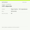 Mega Creatine - 120 megacápsulas - 120 cápsulas | Nutricion24