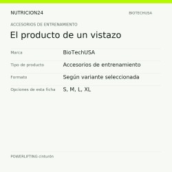 POWERLIFTING cinturón - El producto de un vistazo | Nutricion24
