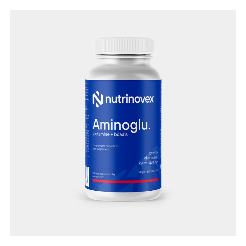 Aminoglu 90 cápsulas — imagen oficial Nutrinovex