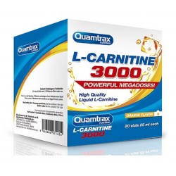 L-carnitina 3000 - 20 Vials Quamtrax Nutriton 