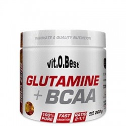 Glutamine + BCAA Complex 200gr - VitOBest Aminoácidos