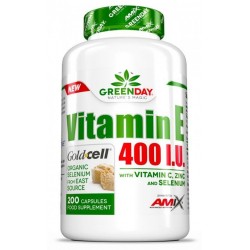 Vitamin E 400 I.U. LIFE+ 200 Caps - Amix GreenDay Series