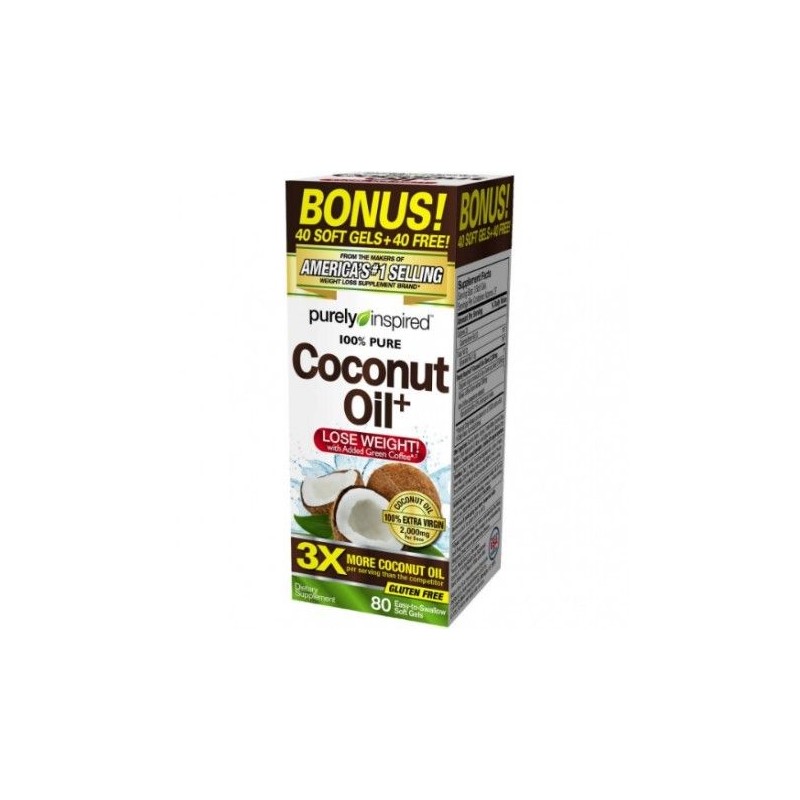 Coconut Oil 80 Caps -  Muscletech