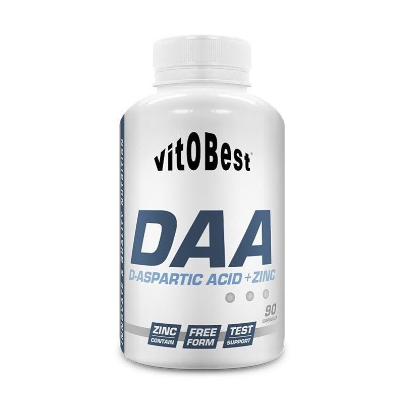 DAA 600 MG + Zing 10 mg 90 caps -  Vitobest