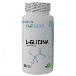 L- Glicina 500mg 90 Caps - Nutrione Glicine