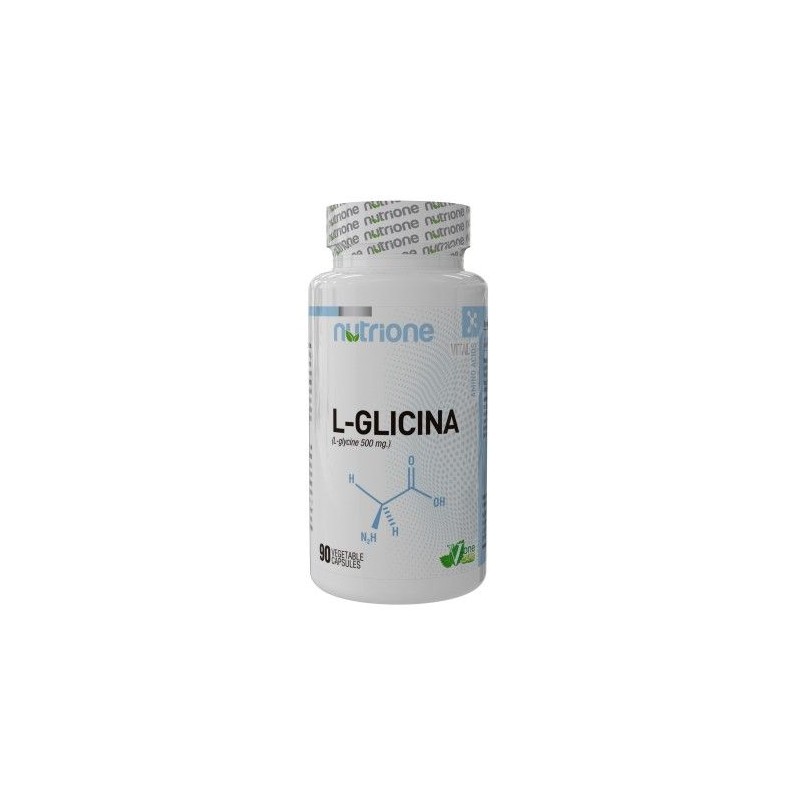 L- Glicina 500mg 90 Caps - Nutrione Glicine