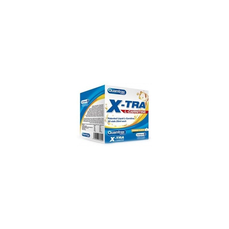 Xtra L-Carnitine 20 Vials Quamtrax Nutrition