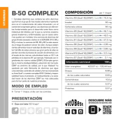 B-50 Complex 60 Caps - VitOBest información