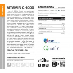  Vitamina C-1000 Con Bioflavonoides 60 Caps - VitOBest información