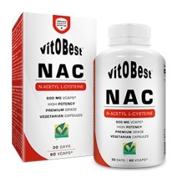 NAC N-Acetyl Cysteine 60 Caps - VitOBest
