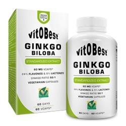 Ginkgo Biloba 60 caps - VitOBest