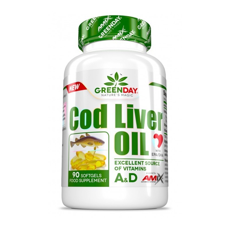 Cod Liver Oil 90 softgels  - GreenDay