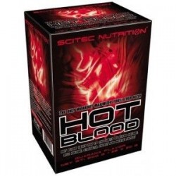 Hot Blood 25 Sobres Scitec Nutrition Pre Entrenamiento