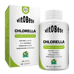 Chlorella 600 mg 60 Caps - VitOBest