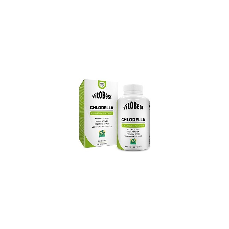 Chlorella 600 mg 60 Caps - VitOBest