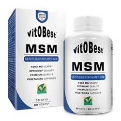 MSM 1000mg 60 Caps - VitOBest