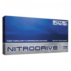 NitroDrive 108 Cápsulas - Scitec Nutrition Óxido Nítricoo