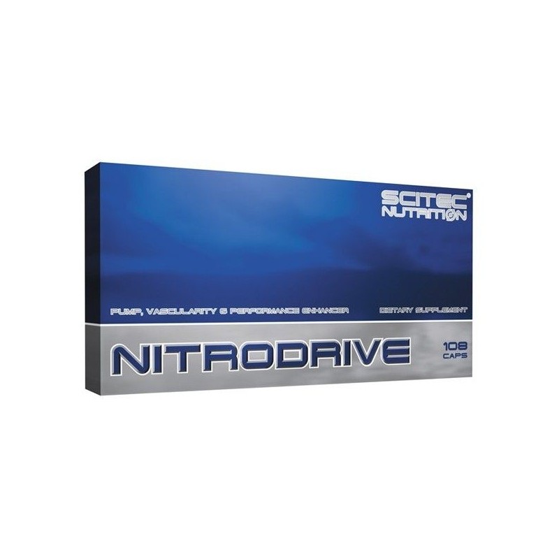NitroDrive 108 Cápsulas - Scitec Nutrition Óxido Nítricoo