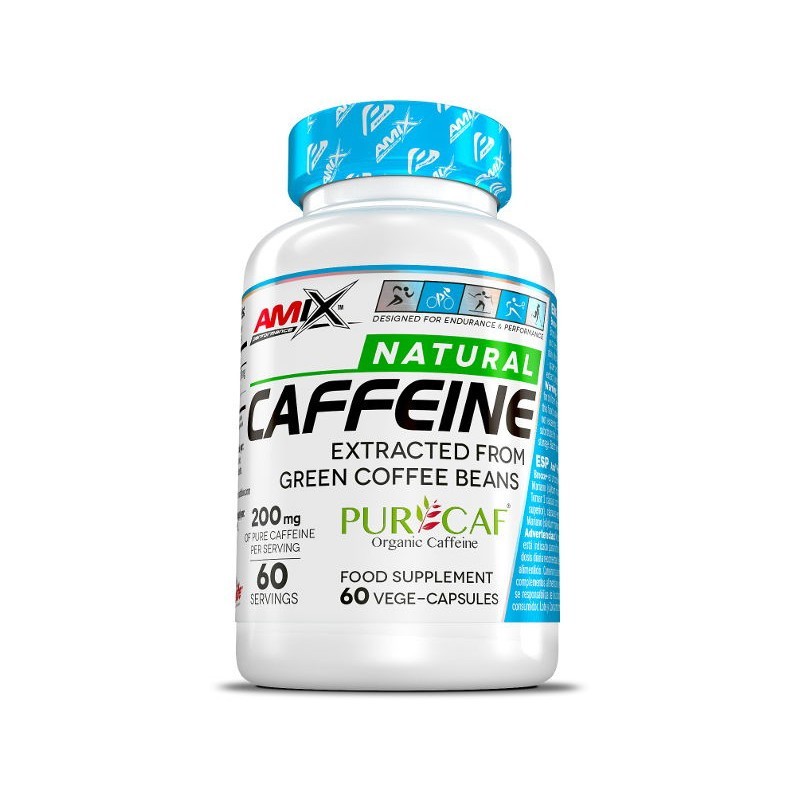 Natural caffeine 60 caps Cafeína - Amix Perfomance