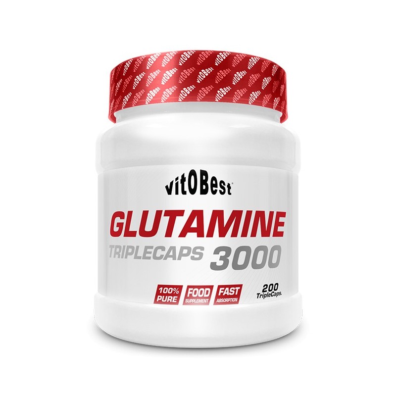 Glutamina 5000 100 Triplecaps - VitoBest Glutamine
