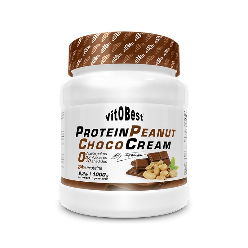 Cream Protein Peanut Choco 1 Kg Crema Protéica de Cacahuete y Chocolate - Vitobest