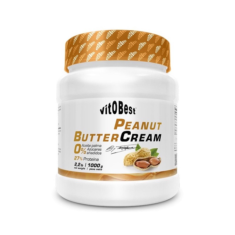 Cream Peanut Butter 1 Kg - Crema Proteica de Mantequilla de Cacahuete - Vitobest