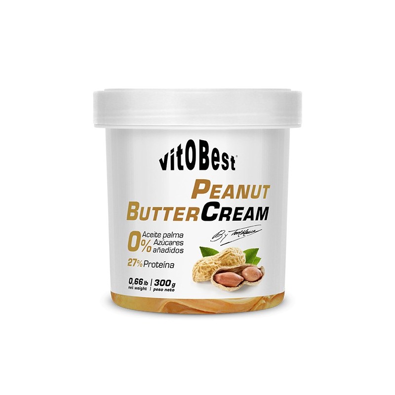 Cream Peanut Butter 300 gr - Crema Proteica de Mantequilla de Cacahuete - Vitobest
