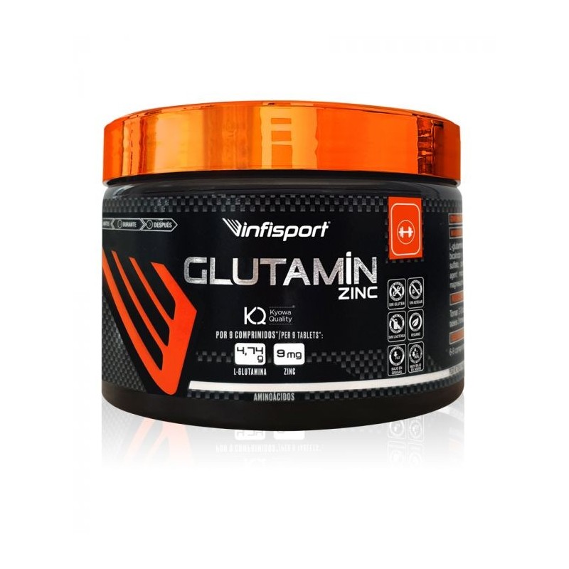 Glutamin + Zinc 150 comp - Infisport