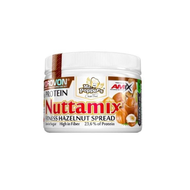 Nuttamix 250 gr Crema Avellanas y Cacao - Amix Mr. Poppers