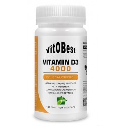 Vitamin D3 4000 100 Vcaps - Vitobest