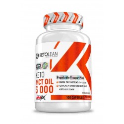 Keto MCT Oil 3000 mg 100 Vcaps - KetoLean® Amix