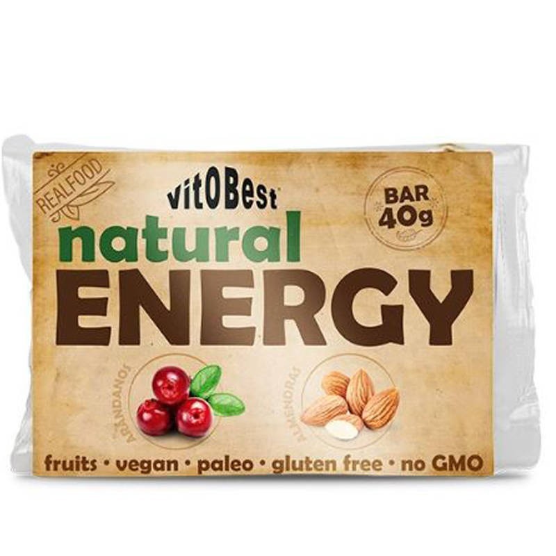 Natural Energy Bar 1 x 40 grs - Vitobest