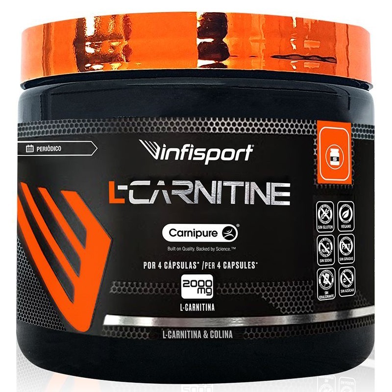 L-Carnitina 500 mg 150 caps - Infisport