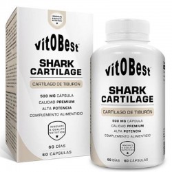 Shark Cartilage 60 Caps - Vitobest Cartílago de Tiburón