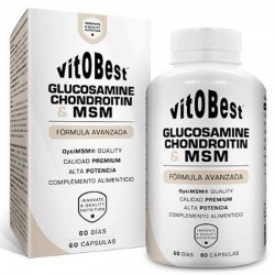 Glucosamine, Chondroitin & MSM 60 caps - Vitobest