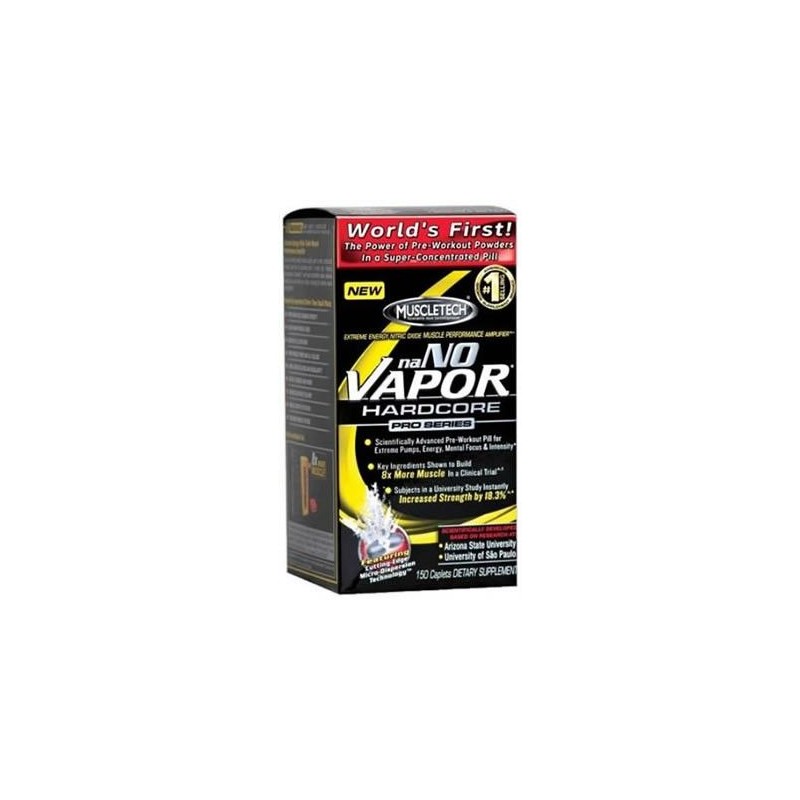 naNO Vapor Hardcore Pro Series 150 Caps - Muscletech