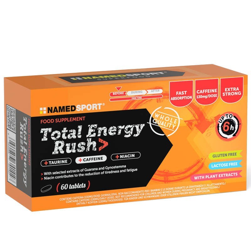 Total Energy Rush 60 tabletas - Namedsport