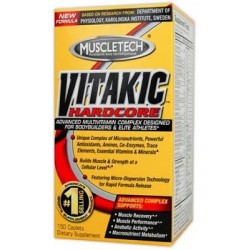Vitakic Hardcore 150 Tabletas - Muscletech vitaminas y Minerales