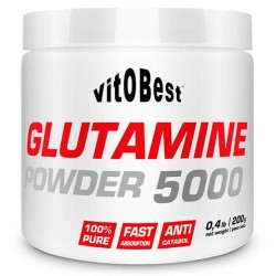 Glutamine Powder 200gr 100% Kiowa- VitOBest Aminoácidos