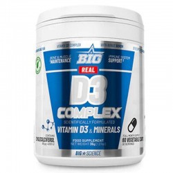 Real Vitamina D3 + Boro Complex 60 Vcaps - BigScience