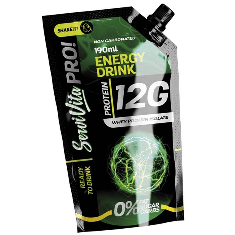 Protein Drink Pro! Energy Cafeína 190 ml - Servivita amix