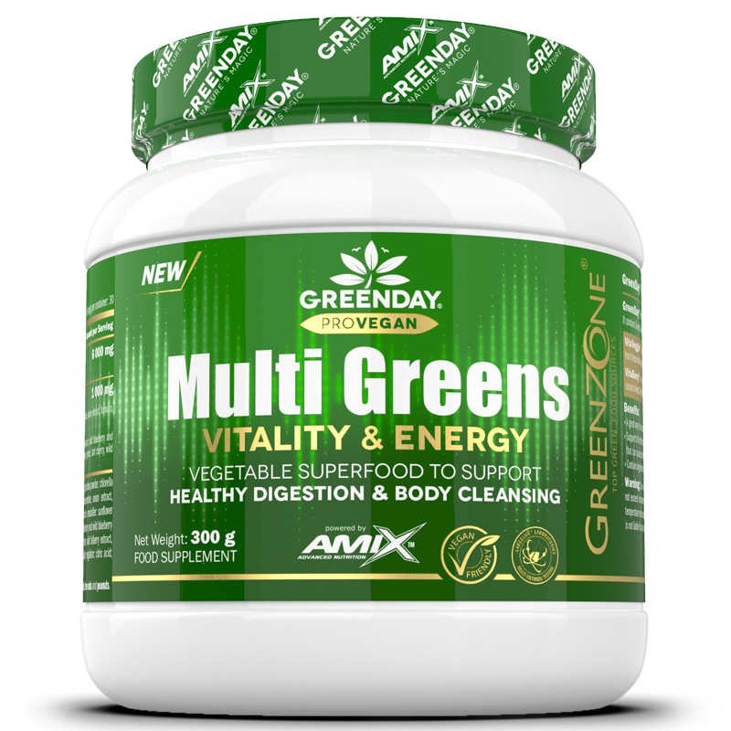 Multi Greens Vitality Energy 300 grs - GreenDay Amix
