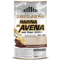 Harina de Avena 1 Kg - VitOBest Natillas Chocolate