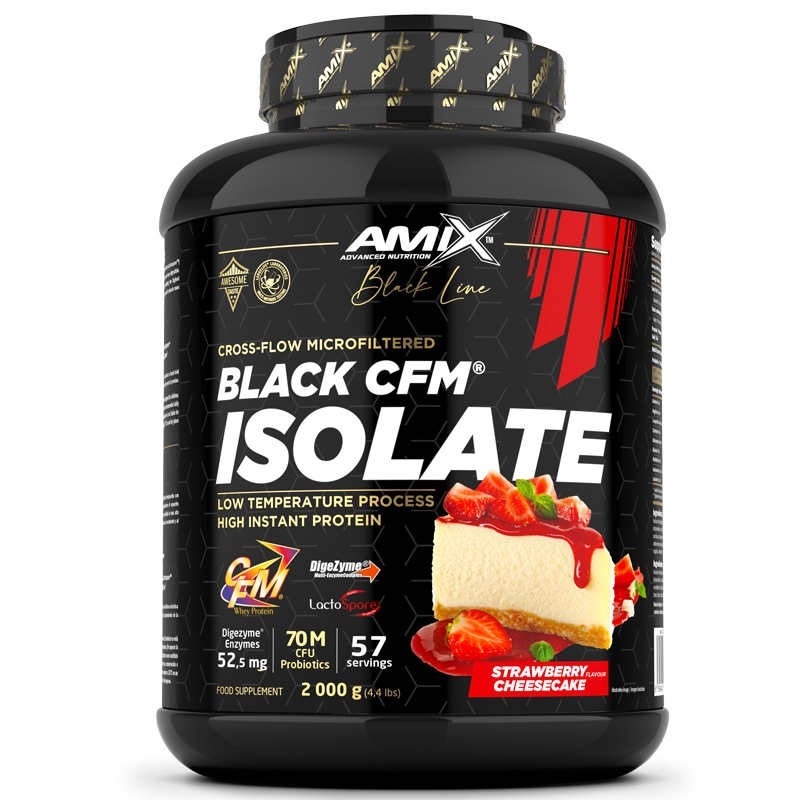 Black CFM Isolate 2 kg - Amix Black Line Fresa Tarta de Queso